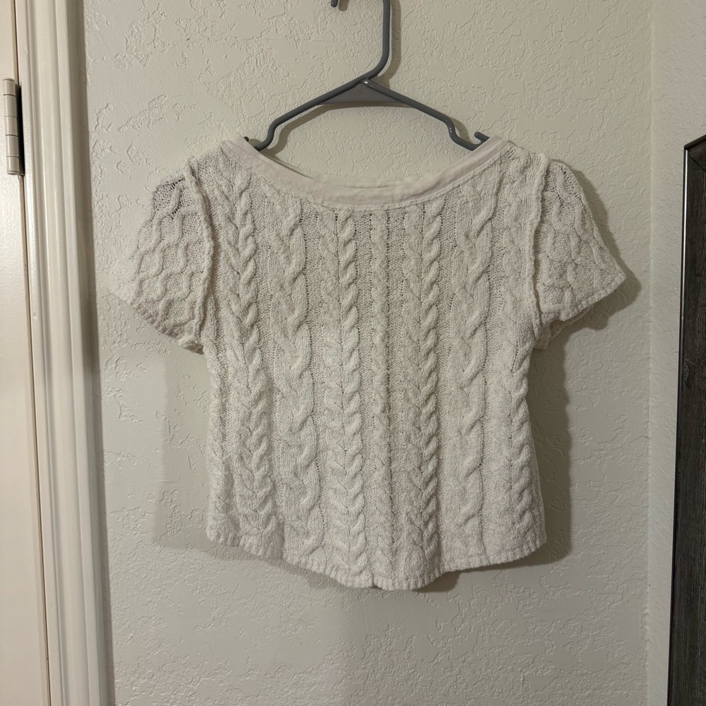 free people short sleeve sweater top